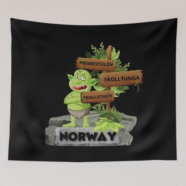 Item preview, Trolltunga, Norway, Great Direction To Travel designed and sold by JokeAndStyle.