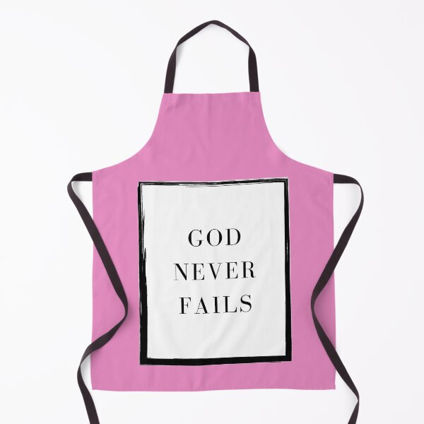 Item preview, God Never Fails – Christian Faith Inspirational Quote designed and sold by Artsy Corner.