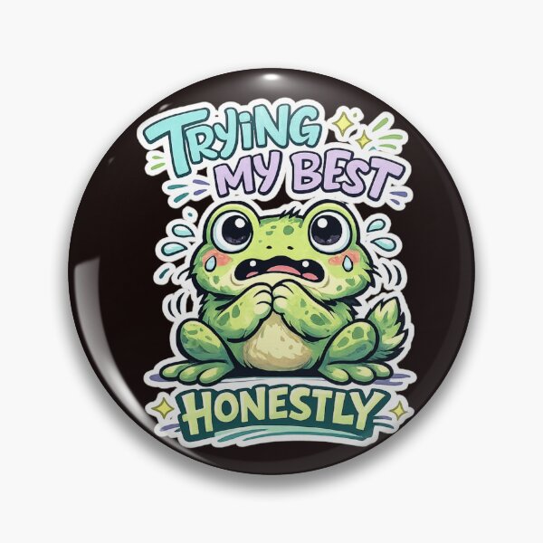 Item preview, Small Frog Doing Its Best designed and sold by Chaotic Critters.