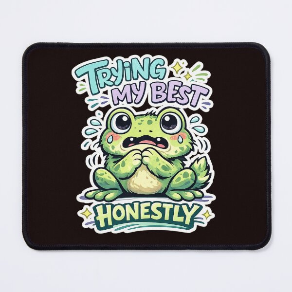 Item preview, Small Frog Doing Its Best designed and sold by Chaotic Critters.