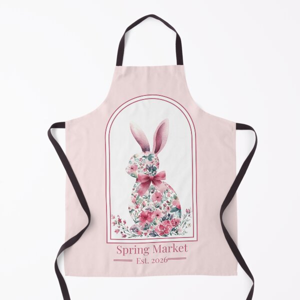 Item preview, Spring Market Floral Bunny Spring Festival Bunny Art designed and sold by TeesOnRosebud.