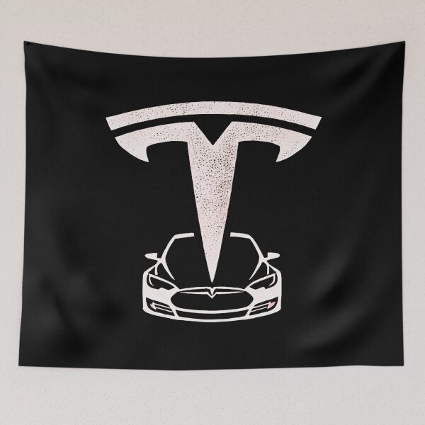 Item preview, tesla logo art designed and sold by TEEJAMBOREE.