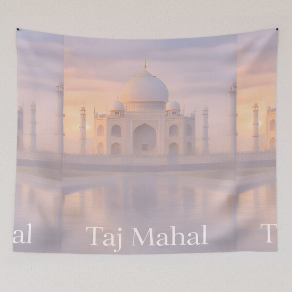 Item preview, Taj Mahal — Minimal Calm India Art designed and sold by Minimal Calm.