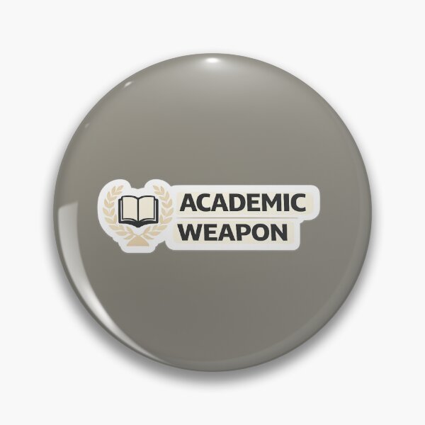 Item preview, Academic Weapon Funny Student Motivation Sticker designed and sold by theartizo.