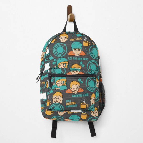 Item preview, Work Struggles Cartoon Pattern designed and sold by StickVerse by Owais.