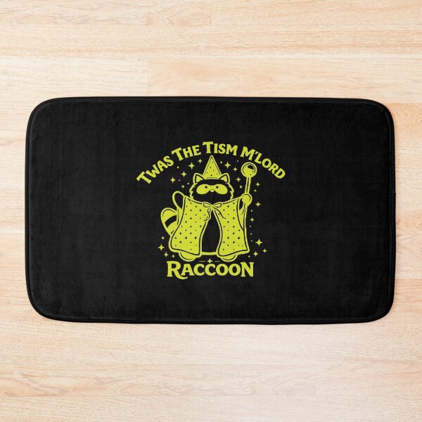 Item preview, Twas The Tism Mlord Raccoon,Funny Autism Meme designed and sold by CloudyPress.