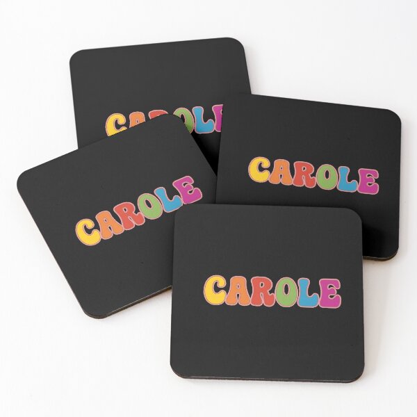 Item preview, ❤️ Carole Personalized Name Wavy Retro Shirt, Coffee Mug, Sticker Gift designed and sold by HelixPedia.