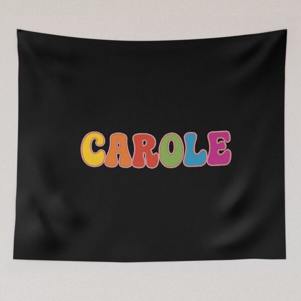 Item preview, ❤️ Carole Personalized Name Wavy Retro Shirt, Coffee Mug, Sticker Gift designed and sold by HelixPedia.