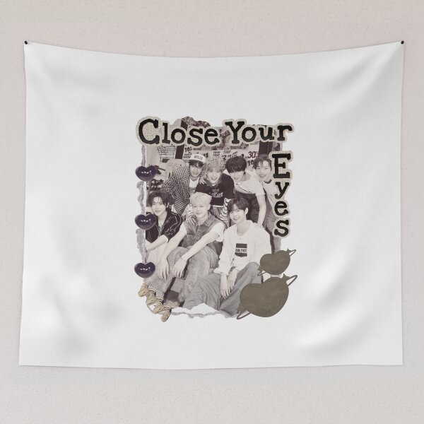 Item preview, Close Your Eye K-Pop Boy Group Portrait korean boy group kpop idol designed and sold by HELL0WBELLO.