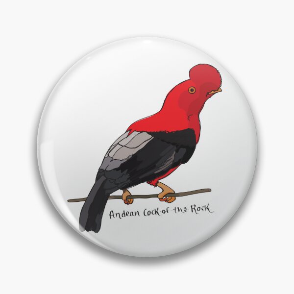 Item preview, Funky Birds: Andean Cock-of-the-Rock designed and sold by abigailhausman.