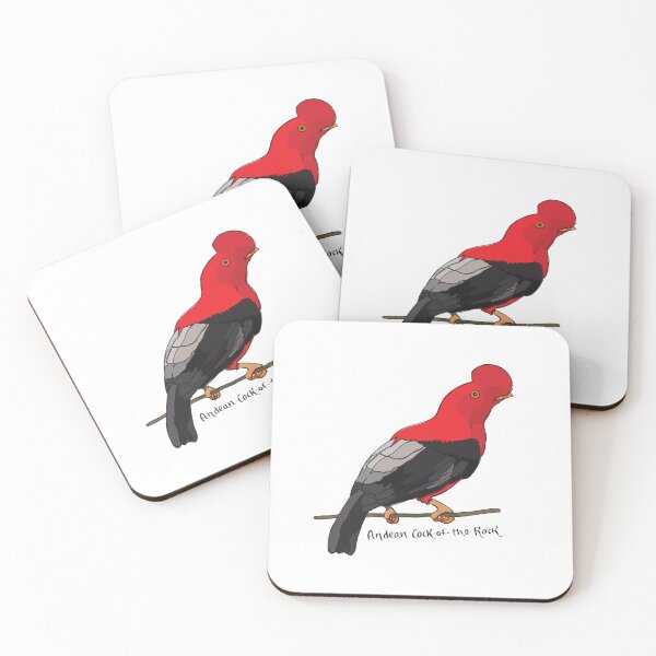 Item preview, Funky Birds: Andean Cock-of-the-Rock designed and sold by abigailhausman.
