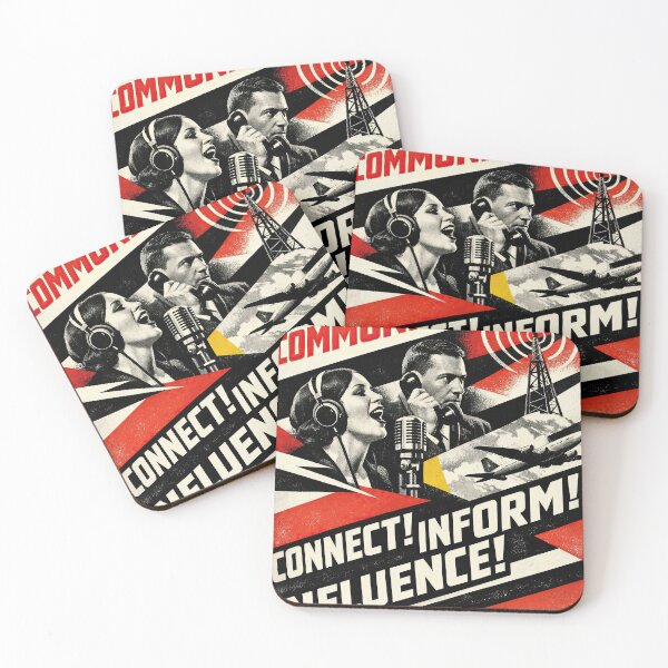 Item preview, Modern Communication – Retro Power Poster designed and sold by ForeverPrintsOK.
