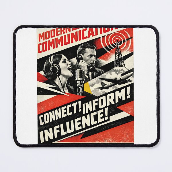 Item preview, Modern Communication – Retro Power Poster designed and sold by ForeverPrintsOK.
