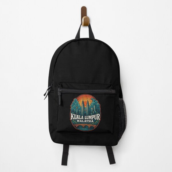 Item preview, Kuala Lumpur Malaysia Trippy Art Retro Travel designed and sold by TomFrontierArt.