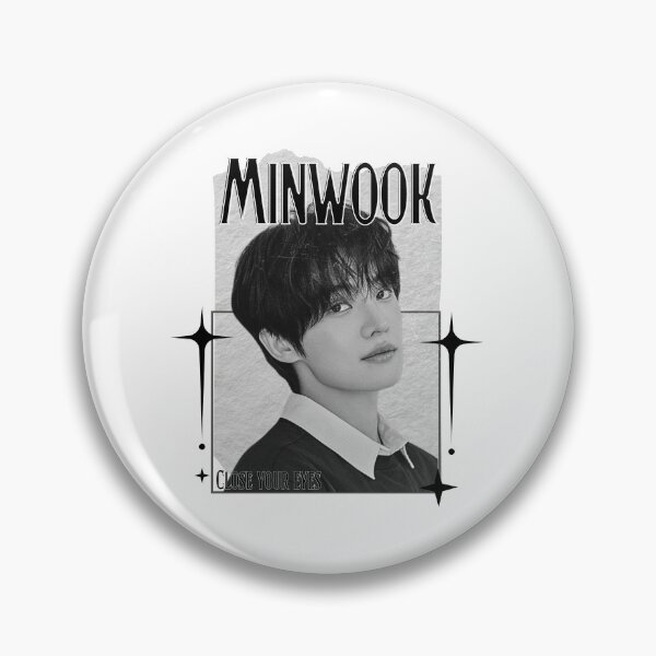 Item preview, Close Your Eye Minwook K-Pop Boy Group Portrait korean boy group kpop idol designed and sold by HELL0WBELLO.