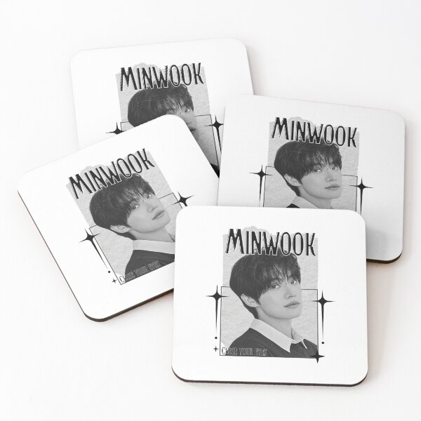 Item preview, Close Your Eye Minwook K-Pop Boy Group Portrait korean boy group kpop idol designed and sold by HELL0WBELLO.