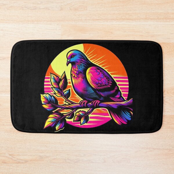Item preview, Psychedelic Bird – Neon Sunset Branch Design designed and sold by Dogandesighn.