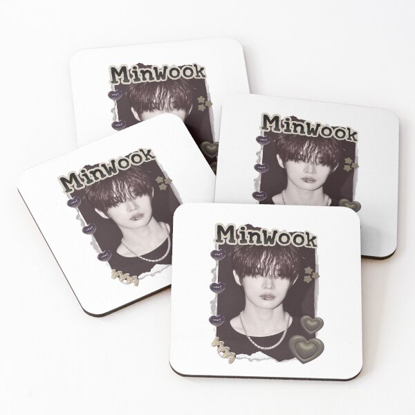 Item preview, Close Your Eye Minwook K-Pop Boy Group Portrait korean boy group kpop idol designed and sold by HELL0WBELLO.