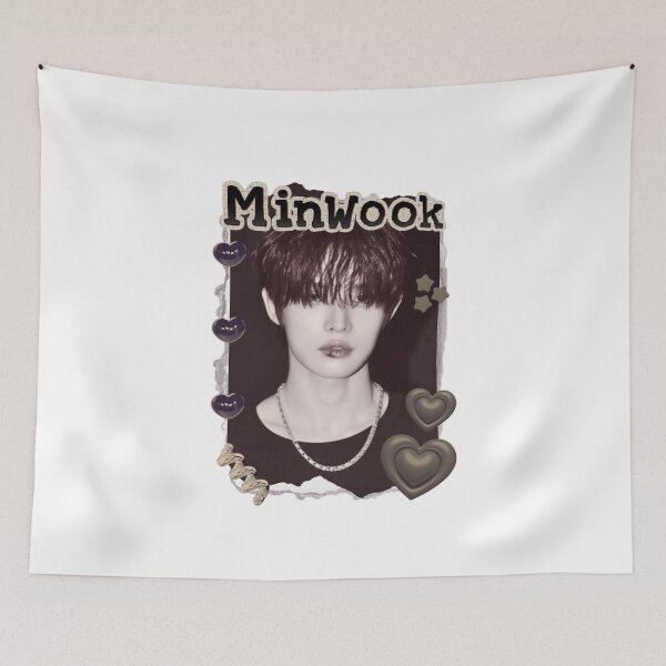 Item preview, Close Your Eye Minwook K-Pop Boy Group Portrait korean boy group kpop idol designed and sold by HELL0WBELLO.