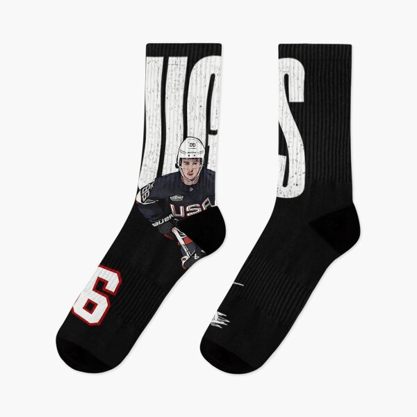 Item preview, Usa Jack Hughes 86 Hockey Cartoon designed and sold by Immdesigner.