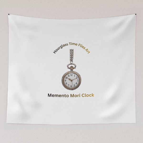 Item preview, Memento Mori Hourglass Clock designed and sold by ArtistMadrid.