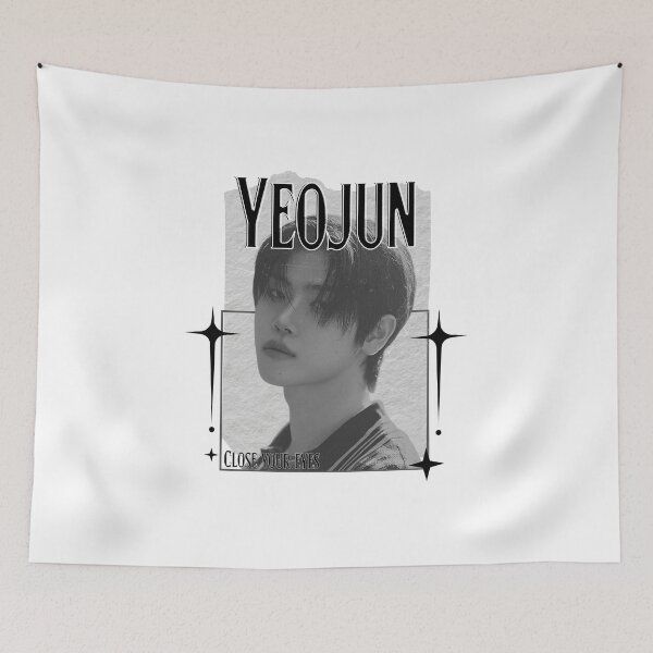 Item preview, Close Your Eye Yeojun K-Pop Boy Group Portrait korean boy group kpop idol designed and sold by HELL0WBELLO.