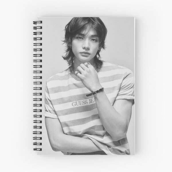 Item preview, Hyunjin Poster HOT black and white boyfriend you make Stray Kids stay SKZ SKZOO hyunpic bang chan lee know han felix IN dominate kpop designed and sold by Kpop-Noona.