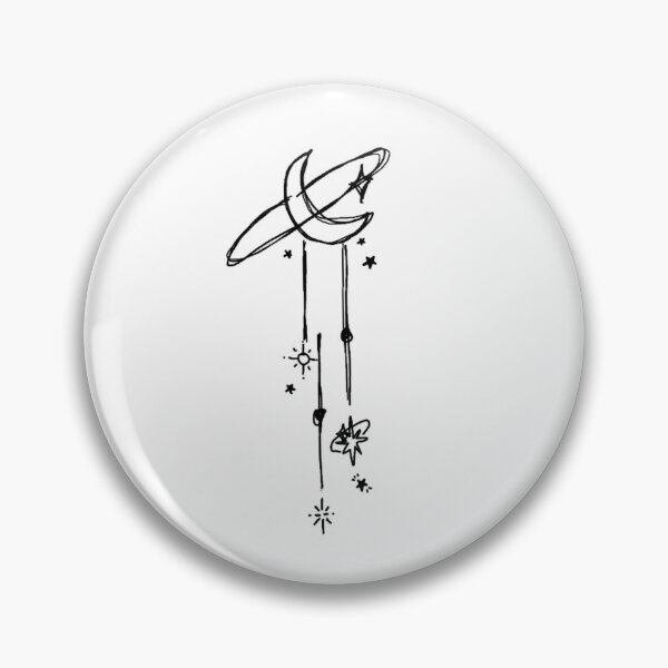 Item preview, Moon and stars  designed and sold by siobhanecarroll.