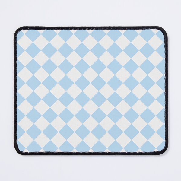 Item preview, Checkerboard White and Ice Blue Pattern designed and sold by pattern-archive.