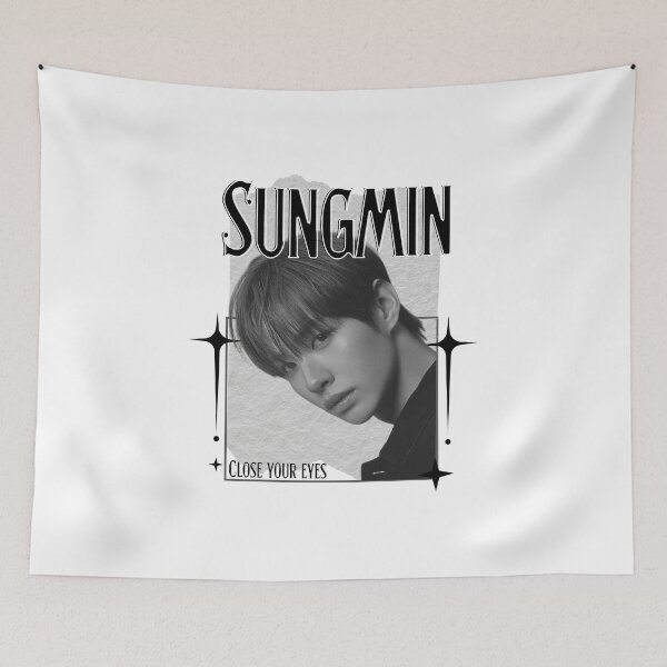 Item preview, Close Your Eye Sungmin K-Pop Boy Group Portrait korean boy group kpop idol designed and sold by HELL0WBELLO.