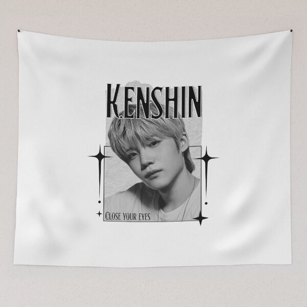 Item preview, Close Your Eye Kenshin K-Pop Boy Group Portrait korean boy group kpop idol designed and sold by HELL0WBELLO.