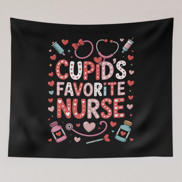 Item preview, Cupid's Favorite Nurse Valentine's Day Medical Professional Appreciation designed and sold by CORJIDOG-ART.