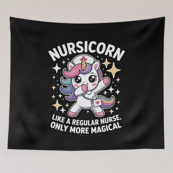 Item preview, Nursicorn Like A Regular Nurse, Only More Magical Nurse Appreciation Unicorn Gift designed and sold by CORJIDOG-ART.