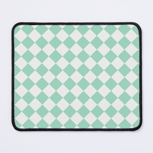 Item preview, Checkerboard White and Mint Pattern designed and sold by pattern-archive.