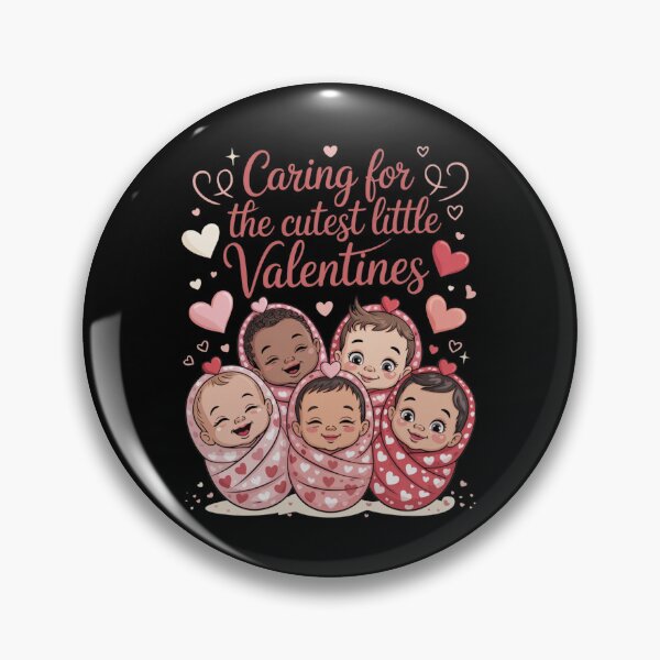 Item preview, Caring For The Cutest Little Valentines Baby Caregiver Parents Newborn designed and sold by CORJIDOG-ART.
