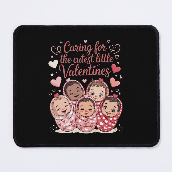 Item preview, Caring For The Cutest Little Valentines Baby Caregiver Parents Newborn designed and sold by CORJIDOG-ART.