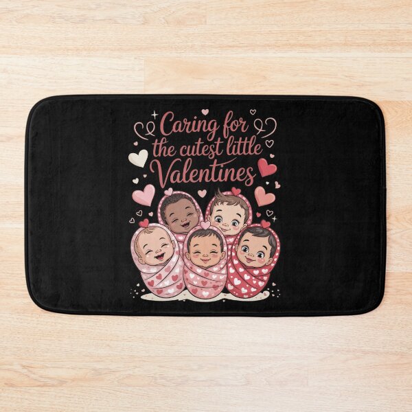 Item preview, Caring For The Cutest Little Valentines Baby Caregiver Parents Newborn designed and sold by CORJIDOG-ART.