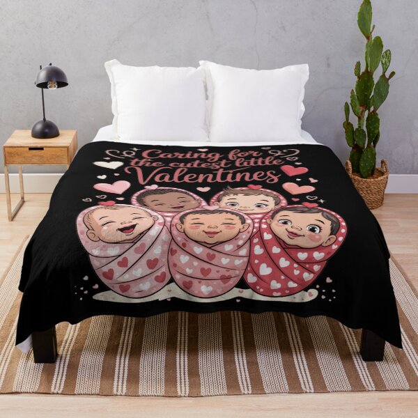 Item preview, Caring For The Cutest Little Valentines Baby Caregiver Parents Newborn designed and sold by CORJIDOG-ART.