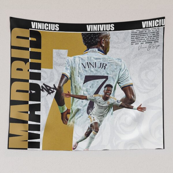 Item preview, Vini Jr 7 Madrid designed and sold by NF Designs Studio DTF.