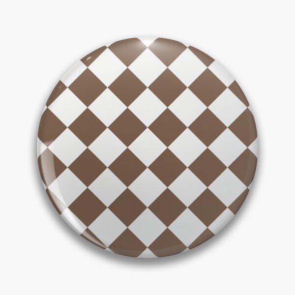 Item preview, Checkerboard White and Mocha Pattern designed and sold by pattern-archive.