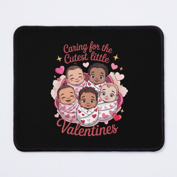 Item preview, Caring For The Cutest Little Valentines Baby Nurse NICU Caregiver designed and sold by CORJIDOG-ART.