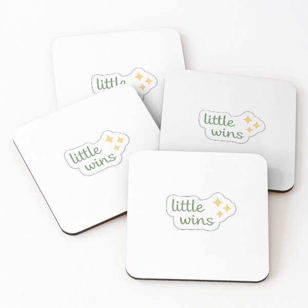 Item preview, Little Wins Motivational Aesthetic Sticker designed and sold by theartizo.