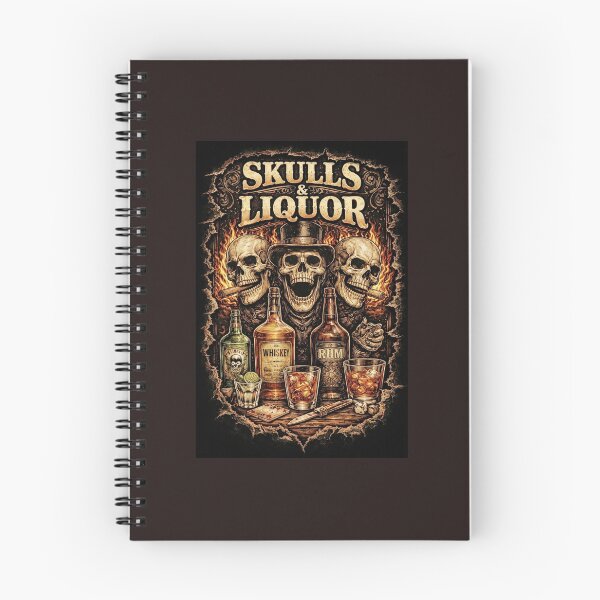 Item preview, Skulls And Whiskey Drinkers Art designed and sold by Totallywildforsteampunk.