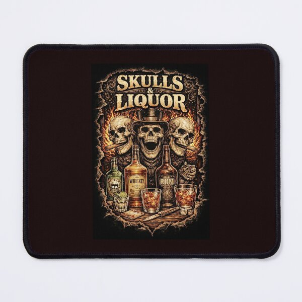 Item preview, Skulls And Whiskey Drinkers Art designed and sold by Totallywildforsteampunk.