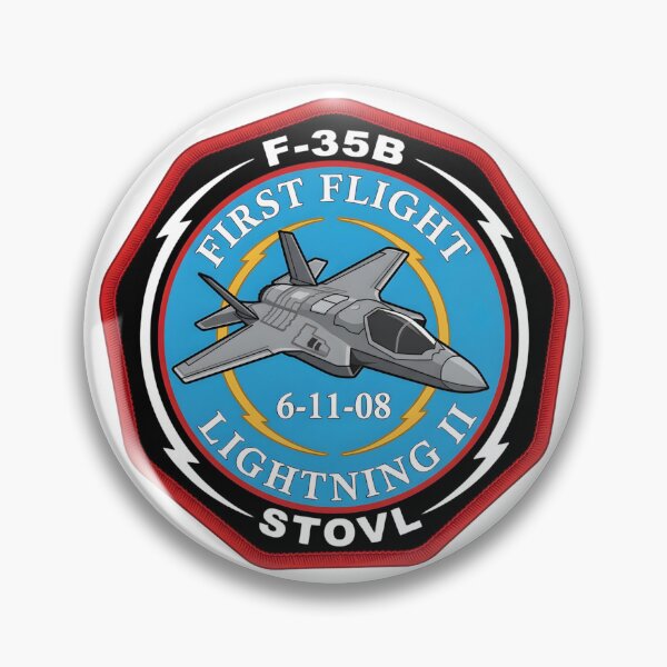 Item preview, F-35B Lightning II First Flight Commemorative Emblem designed and sold by CharlieDesings.
