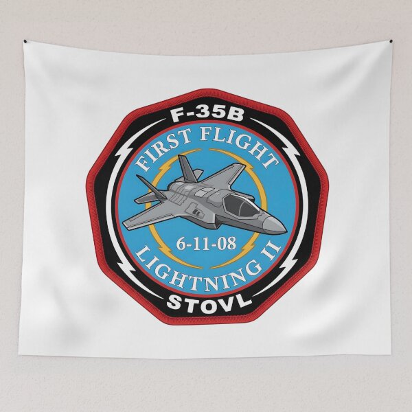 Item preview, F-35B Lightning II First Flight Commemorative Emblem designed and sold by CharlieDesings.