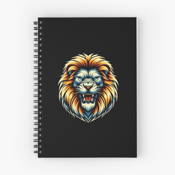 Item preview, Vibrant lion head illustration showcasing striking colors and fierce expression. designed and sold by beast-net.