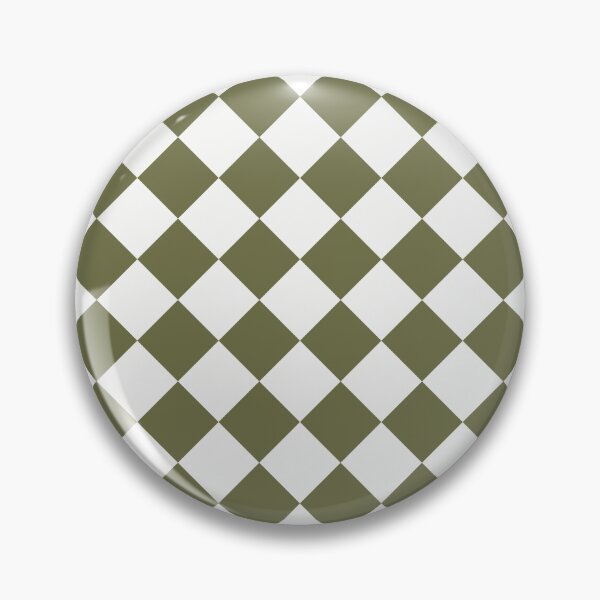 Item preview, Checkerboard White and Olive Pattern designed and sold by pattern-archive.