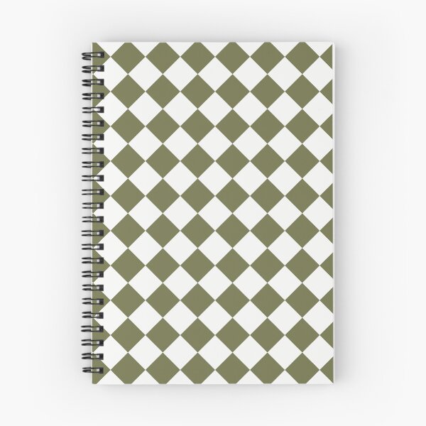 Item preview, Checkerboard White and Olive Pattern designed and sold by pattern-archive.