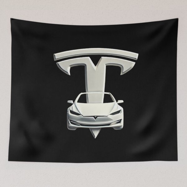 Item preview, tesla logo art designed and sold by TEEJAMBOREE.